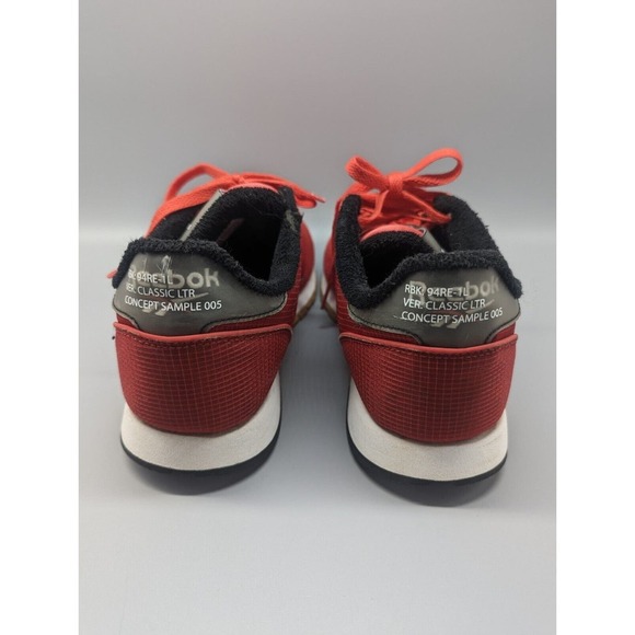 Reebok Classic LTR Concept Sample 005 Red Mens Tennis Shoe Size 9 - Picture 6 of 10